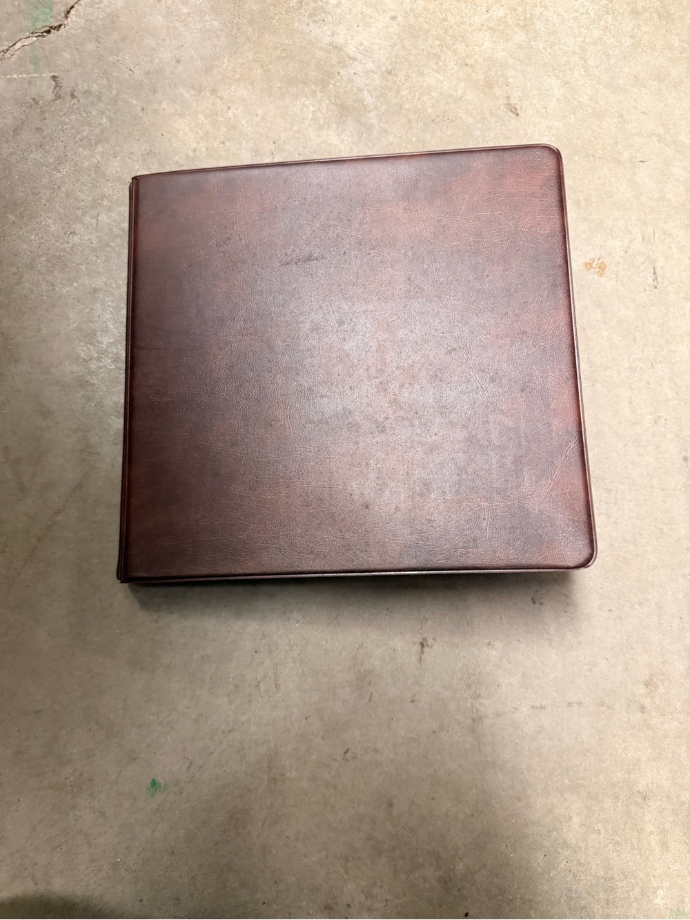 Brown Leather Photo Binder